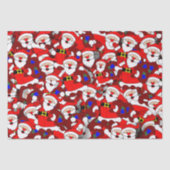 おもしろいクリスモダンお洒落サンタ 薄葉紙 (正面)