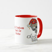 おもしろいクリス不気味スクリスマスパーティー マグカップ (正面右)