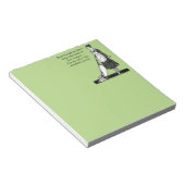 おもしろいクリーンハカスタマイズウス ノートパッド (アングル)