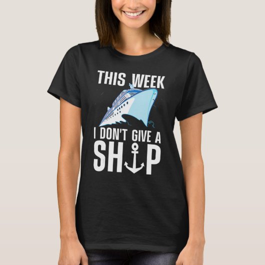 おもしろいクルージングア男性へート女子クルーズ船 Tシャツ (正面)