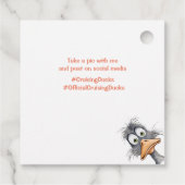 おもしろいクルージングダックラベル フェイバータグ (裏面)