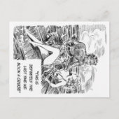 おもしろいクルージング旅行はがき ポストカード (正面)