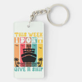 おもしろいクルージング キーホルダー (裏面)