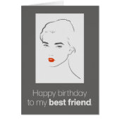 「おもしろいクルーズを計画しよう」誕生日カード (正面)