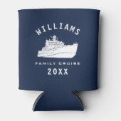 おもしろいクルーズシップシーファミリー懇親会サマーバケーション 缶クーラー (正面)