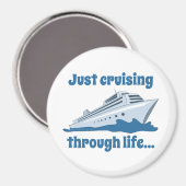 おもしろいクルーズ船クルージングステートルームドアマーカー マグネット (正面/裏面)