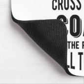 おもしろいクロスカントリーコーチ熱狂する マウスパッド (コーナー)