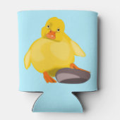 おもしろいクーラーボックスとイエローダック – カスタマイズ可能 缶クーラー (裏面)