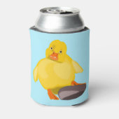 おもしろいクーラーボックスとイエローダック – カスタマイズ可能 缶クーラー (缶裏面)