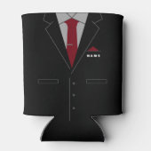 おもしろいクーラーボックス訴訟名前をカスタムする文字 缶クーラー (裏面)