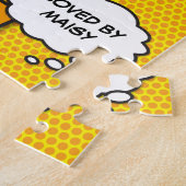 おもしろいクールのいとこのコラージュモダン漫画 ジグソーパズル (側面)