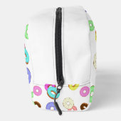 おもしろいクールカラフルドーナツパターン白 ドップキット (右)