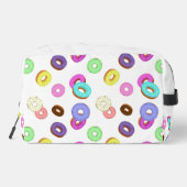 おもしろいクールカラフルドーナツパターン白 ドップキット (裏面)