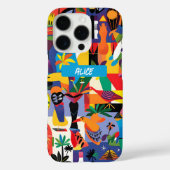 おもしろいクールカラフルマンガパーソナライズされたー Case-Mate iPhoneケース (裏面)