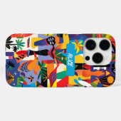 おもしろいクールカラフルマンガパーソナライズされたー Case-Mate iPhoneケース (裏面 (横))