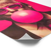 おもしろいクールトランプバブルガム ポスター (角)