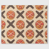 おもしろいクールピザ ラッピングペーパー (フラット)