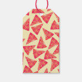 おもしろいクールファンキーピザ柄 ギフトタグ (正面)