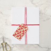 おもしろいクールファンキーピザ柄 ギフトタグ (より糸付き)