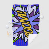 おもしろいクールブーム漫画ブックスーパーヒーロー ゴルフタオル (インサイチュ)