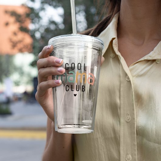 おもしろいクールママクラママギフト アクリルタンブラー