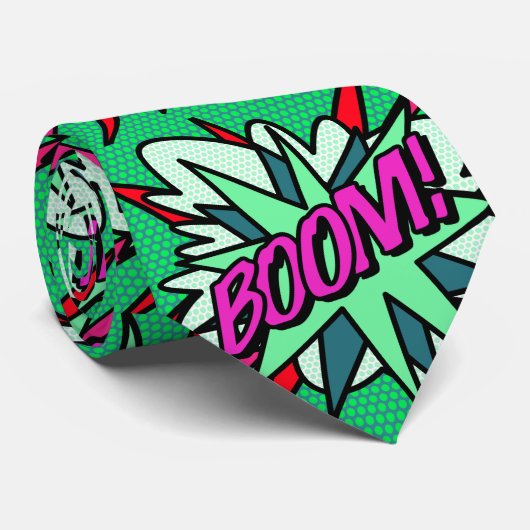 おもしろいクール漫画ブックブームスーパーヒーローネックタイ ネクタイ (ロール)