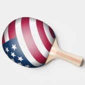おもしろいクール、アメリカ愛国国旗 卓球ラケット (横)