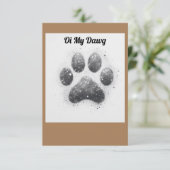 おもしろいクールnはがきbrosおよびclose peers サンキューカード (スタンド正面)