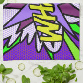 おもしろいクールWHAMモダン漫画書 キッチンタオル (折り畳み)