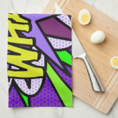 おもしろいクールWHAMモダン漫画書 キッチンタオル (四つ折り)