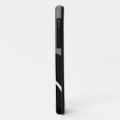おもしろいグはっきりしたレー白黒モダン同心円 Case-Mate iPhoneケース (裏面/左)