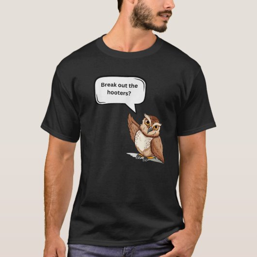 おもしろいグラフィックのパーカーのブレイクアウト Tシャツ (正面)