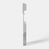 おもしろいグラフィックアート馬の好奇心を見て iPhoneケース (左側面)