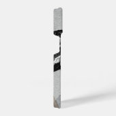 おもしろいグラフィックアート馬の好奇心を見て iPhoneケース (右側面)