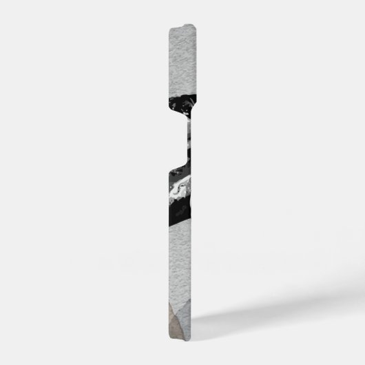 おもしろいグラフィックアート馬の好奇心を見て iPhoneケース (右側面)