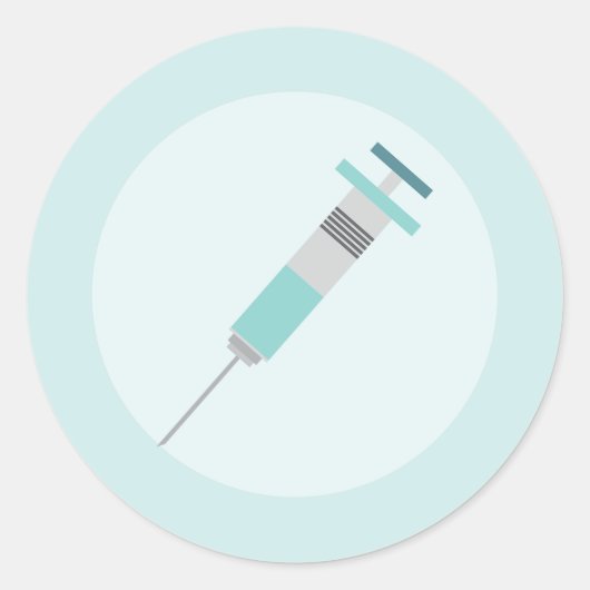 おもしろいグラフィックアート；ニードルデコール ラウンドシール (正面)