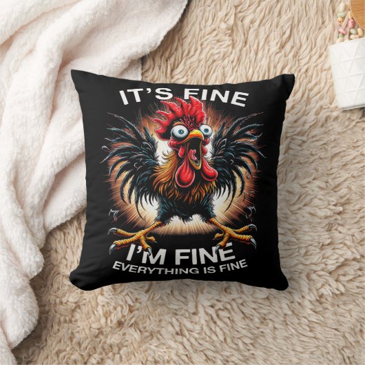 おもしろいグラフィック素晴らし僕はチ熱狂するックだ クッション (ブランケット)