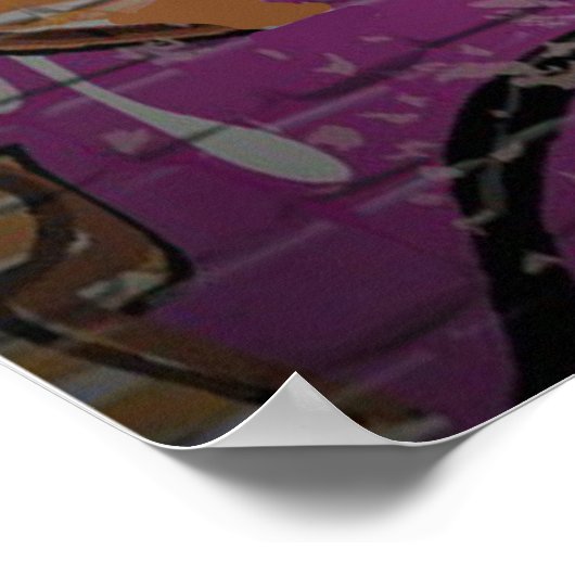 おもしろいグラフィティワードアートホームデコールポスター ポスター (角)