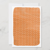 おもしろいグラフィティ壁画アートファミリー懇親会招待状 招待状 (裏面)