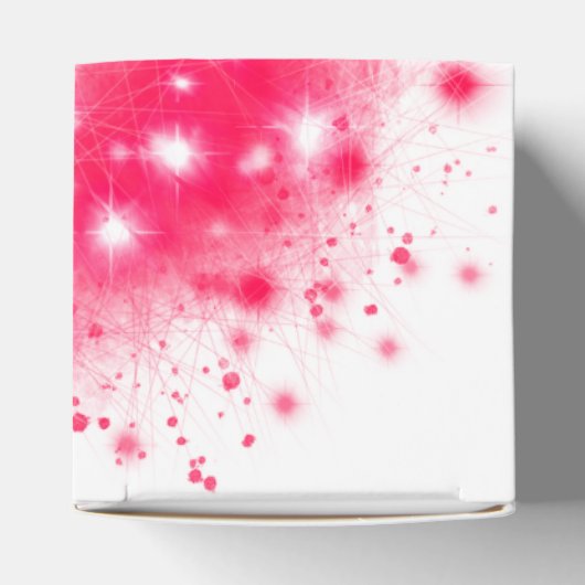 おもしろいグラフィティ絵を描スプピンクきらめくハート フェイバーボックス (上部)