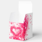 おもしろいグラフィティ絵を描スプピンクきらめくハート フェイバーボックス (オープン)