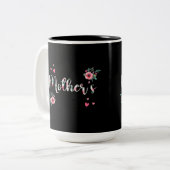 おもしろいグラミーハートおばあちゃんの母の日の女性5 ツートーンマグカップ (正面左)