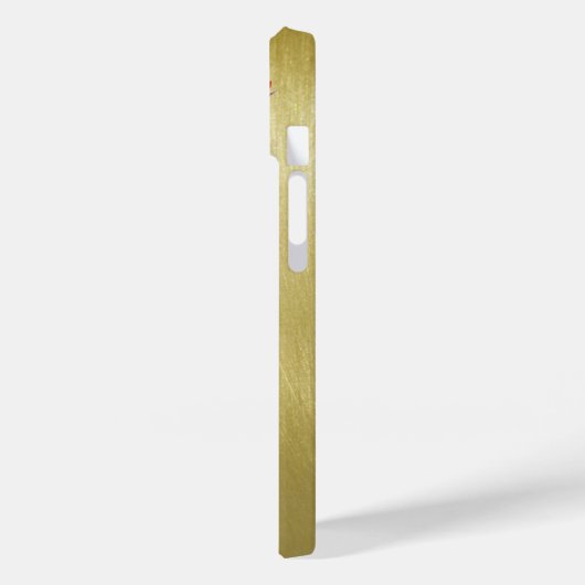 おもしろいグラムエレガントフローラモノグラム名 Case-Mate iPhoneケース (裏面 / 左)