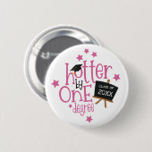 おもしろいグラードホッタバイワンディグホワイト 缶バッジ (正面&裏面)