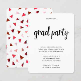 おもしろいグラード招待状! 招待状