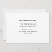 おもしろいグリッタージョーク引っ越しました新しいアドレス移動 案内状 (裏面)