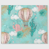 おもしろいグリッターデザートラマ ラッピングペーパー (フラット)