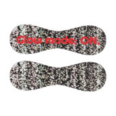 「おもしろいグリッター赤ブラック80th 90thのグロー・モード 野球ボール (パネル)