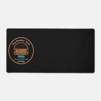 おもしろいグリルテーマデスクマットパッド デスクマット