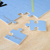 おもしろいグリーンドラゴン宇宙船レッドファイアマウスパズル ジグソーパズル (側面)